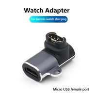 Adaptateur de câble Micro USB pour Garmin Fenix 7X/6/6S/6X