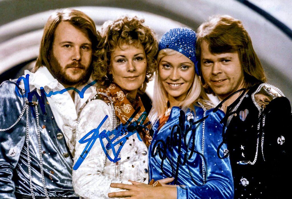 Autografi: ABBA / TOP AUTOGRAMME – Usato da Egg b. Zürich venduto da Dbunny