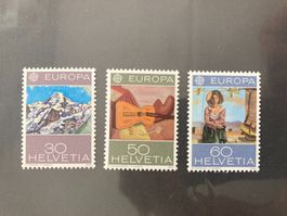 Schweiz 1975 Satz Europa CEPT Kunst postfrisch