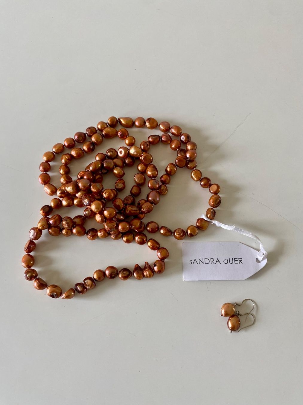 Catenine: Perlenkette mit Ohrringen Barockperlen – Nuovo e nell'imballaggio originale da Basel venduto da curated_finds