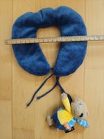 Nackenkissen Sterntaler Baby blau mit Bärli