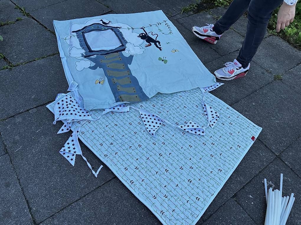 Linge de lit: Flexa Höhle für Kinderbett – D'occasion à Luzern par Birchermesli 2