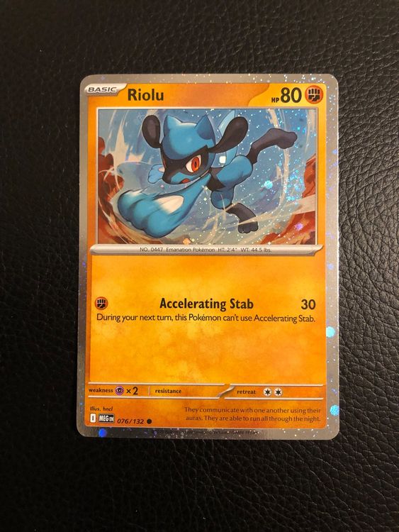 2025 Riolu Holo Promo 76/132 NM Ab 1 (Gebraucht) in Paradiso für CHF 1 ...