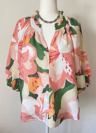 Leinenbluse von Sussan (Australian) Grösse 12/M