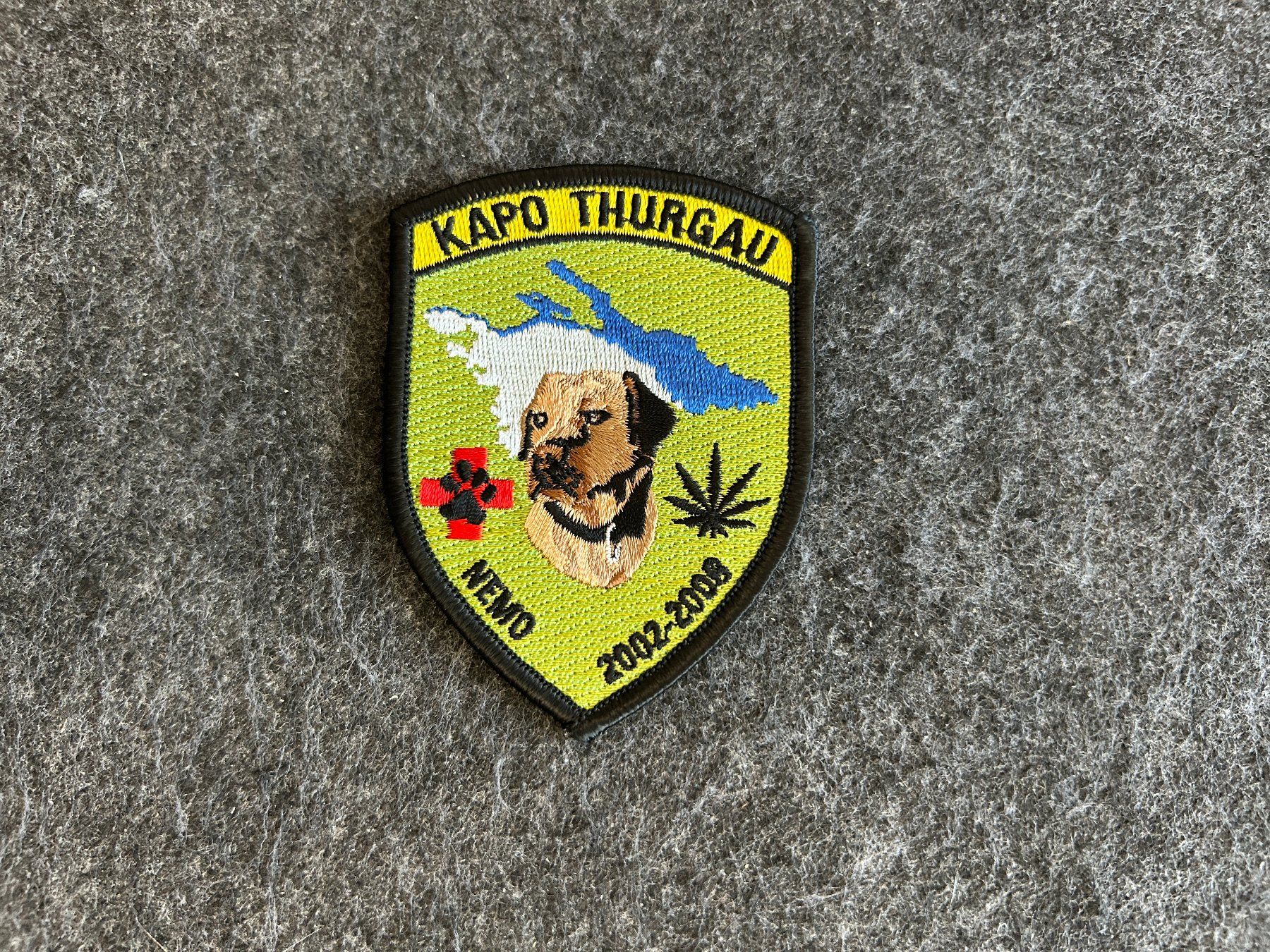 Plaketten & Abzeichen: Patch, TG, Kapo TG, Diensthund Nemo – Gebraucht aus Berikon von DGC-1995