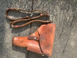 Pistolen Etui zu SIG P-210 mit Tragriemen