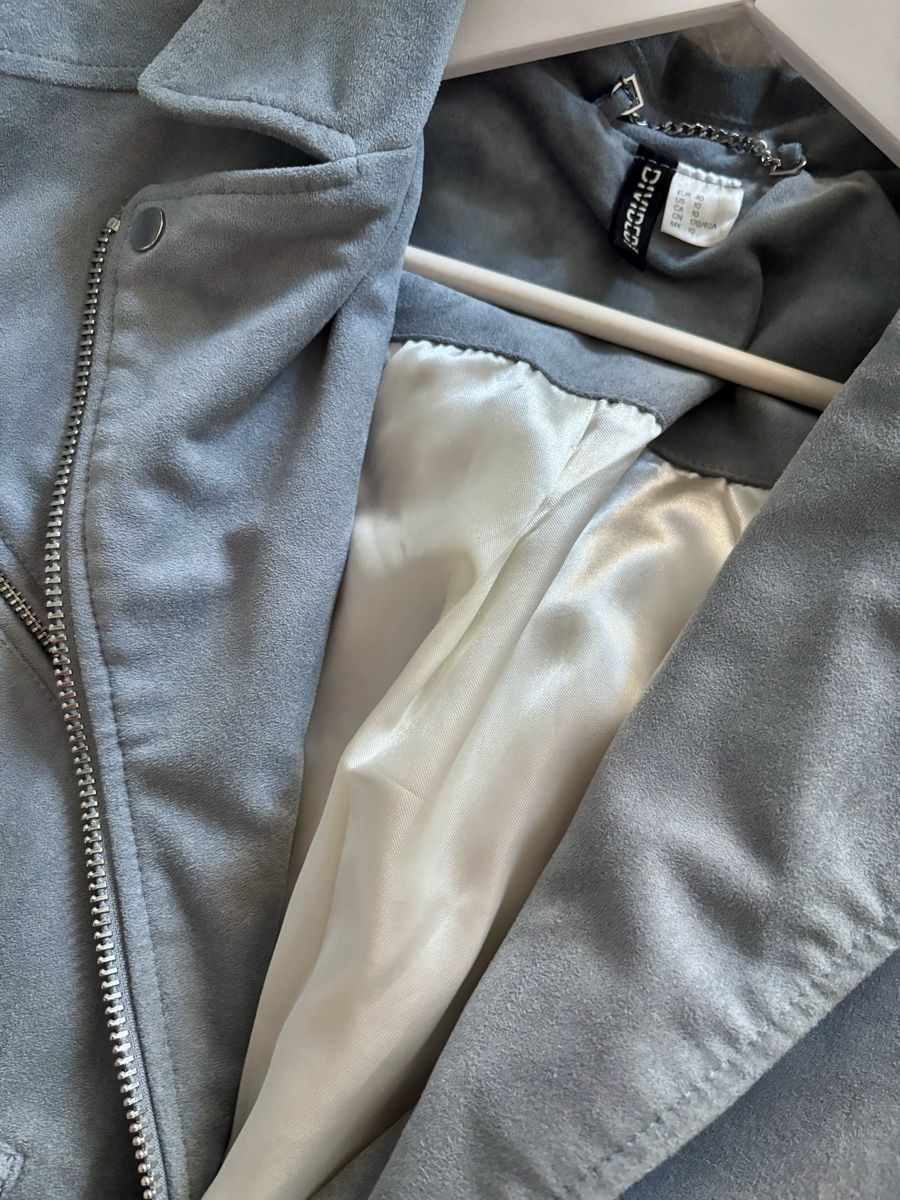H&M Giacche: H&M Blaue Jacke | Grösse L – Nuovo (secondo la descrizione) da Winterthur venduto da art_5l9v 3