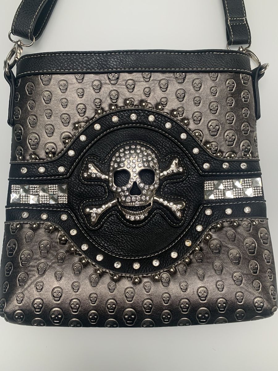 Harley-Davidson Borse: exklusive Skull Tasche - NEU – Nuovo (secondo la descrizione) da Gurmels venduto da topsommer