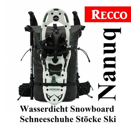 NEU 150Fr Nanuq RECCO Wanderrucksack Laptop Ski Schneeschuhe