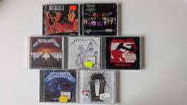 Metallica CD Sammlung – 7 Alben (Master of Puppets, etc)