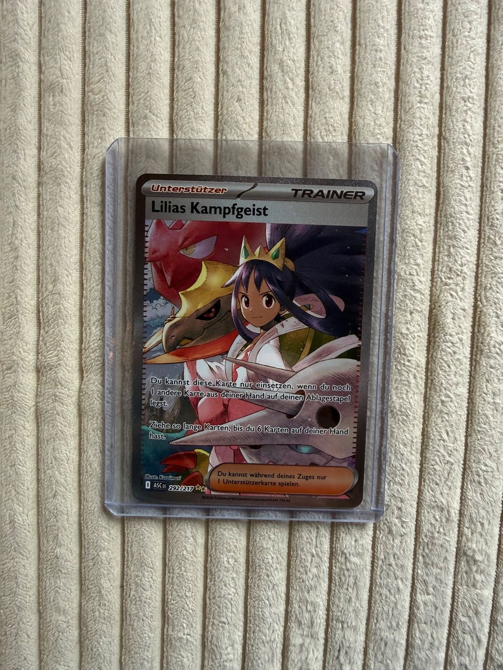 Pokémon Carte collezionabili: Lilias Kampfgeist 292/217 – Nuovo (secondo la descrizione) da Schönenwerd venduto da 29061996
