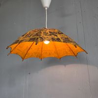 Vintage Schirmlampe, Hängeleuchte, Deckenlampe MCM Lampe