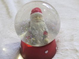 Weihnachtsmann Schneekugel Aus Glas Sehr Schön