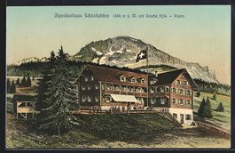 Schönhalden /Flums, Alpenkurhaus mit Gu