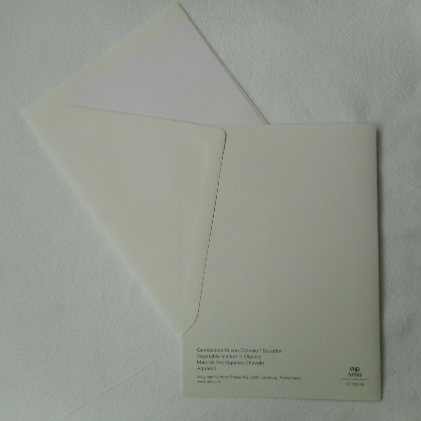 Cartoline postali: Kunstkarte - Dieter Hecht – Nuovo e nell'imballaggio originale da Niederlenz venduto da Berghem 1