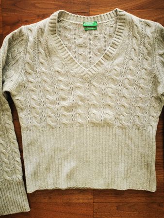 Pullover United Colors of Benetton grau Cashmere blend