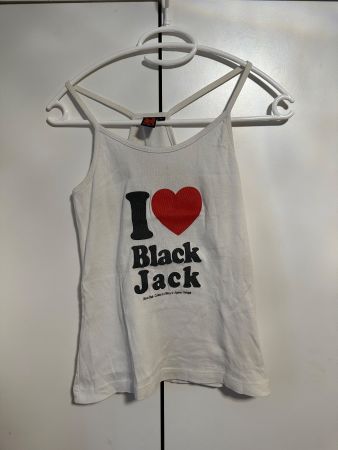 Tanktop weiss Grösse S mit Print