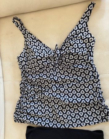 Tankini ANITA 42/44C & 3 schwarze Hosen/Unterteile 44-46