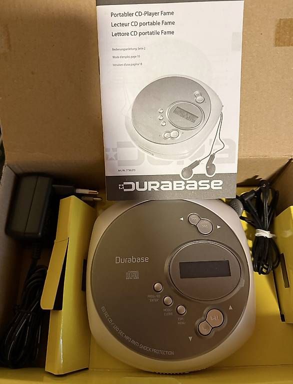 Lettore multimediale portatile: Portabler CD-Player Marke Durabase – Usato da Brugg AG venduto da dom_b2bg 1