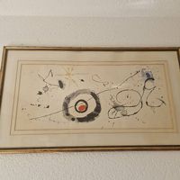 Miro Litographie ohne Unterschrift