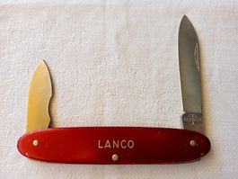 Vintage LANCO Sackmesser ELINOX Victorinox 2 Funktionen