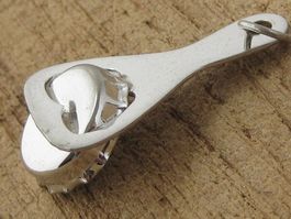 Vintage Charm Anhänger Silber 835 Flaschenöffner mit Deckel