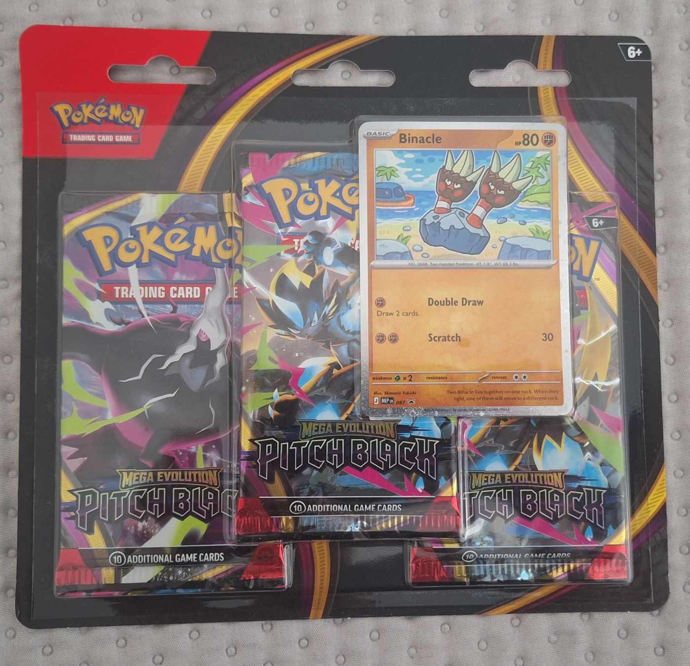 Pokémon Sammelbilder & Trading cards: Pitch Black: Binacle 3-Pack Blister - Blisters – Gebraucht aus Naters von poketrade11