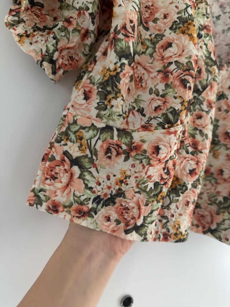 Zalando T-shirt: Tshirt Bluse Flowerprint – Nuovo (secondo la descrizione) da Kriens venduto da g_b_mk7j 2