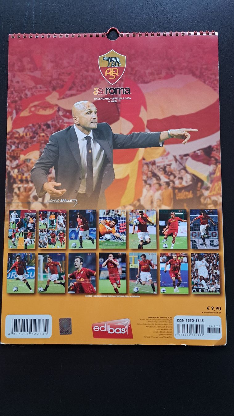 Calendari: Calendario Ufficiale As Roma 2009 – Usato da Camorino venduto da yanis83 1
