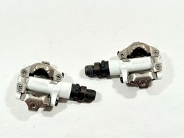 Shimano PD-M520 SPD Pedals Pedalen weiss