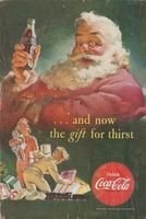 Coca-Cola Original-Reklameblatt 1952