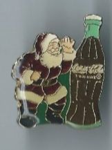 Placchette & Badge: Coca-Cola Pin, Weihnachtsmann – Usato da Zürich venduto da t24_de