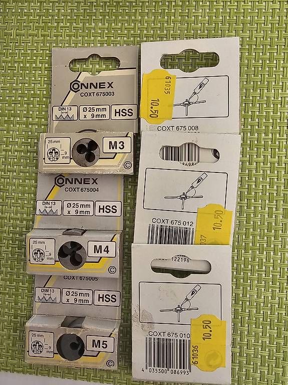 Alle Werkzeuge: Gewindeschneider Filiere 6Stk. – Neu und originalverpackt aus Port von sold54 1