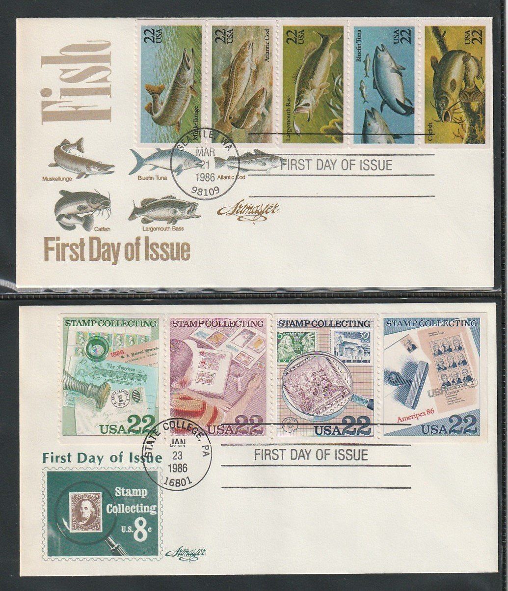 Tutti i francobolli: Album USA, diverses FDC und Einzelmarken – Usato da Aarburg venduto da Aare10 1