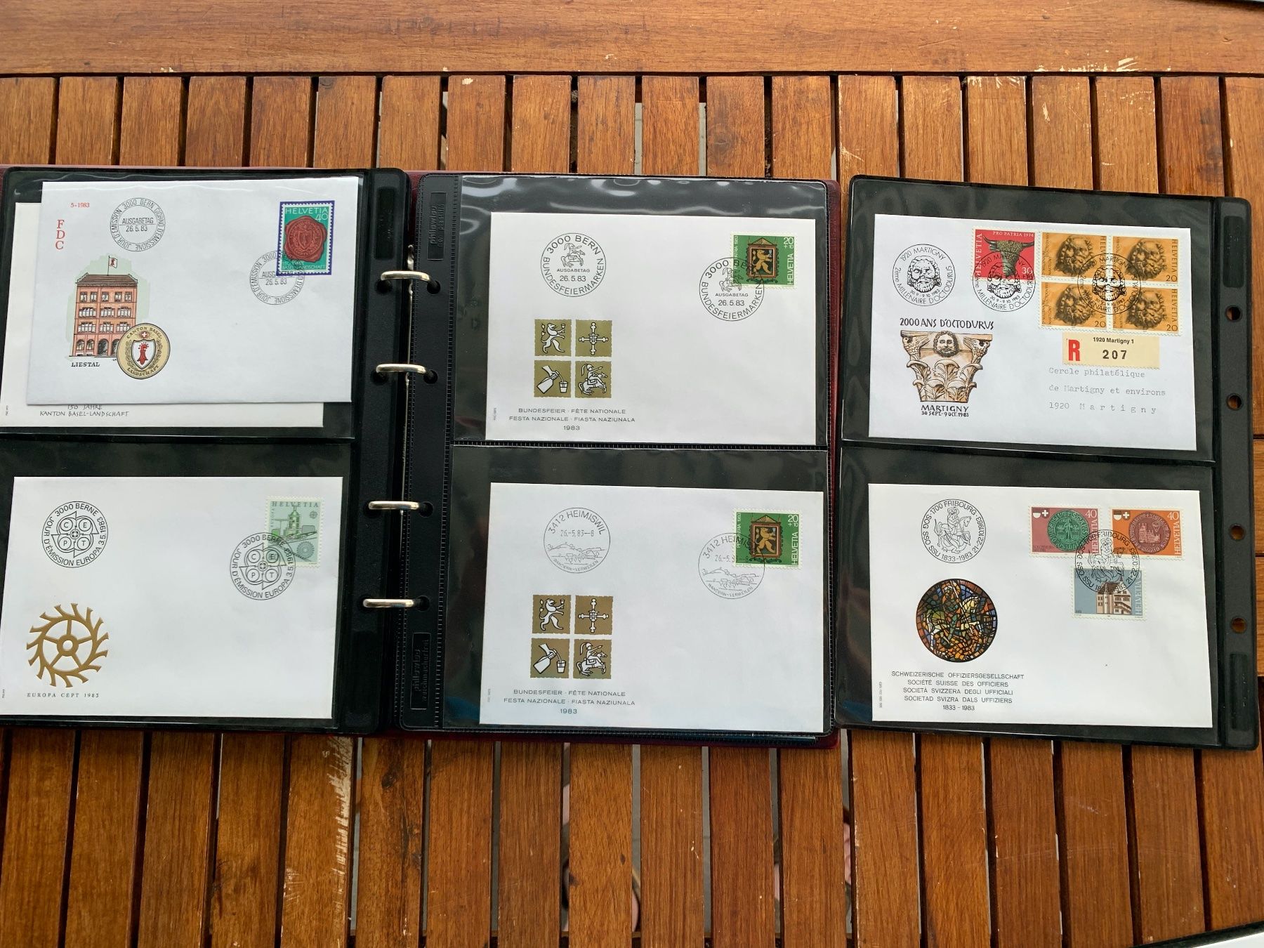 Tutti i francobolli: 1983 - Classeur 56 FDC - mit Einzelmarken - avec tbr isolés – Nuovo (secondo la descrizione) da Chavornay venduto da 4dphila 4