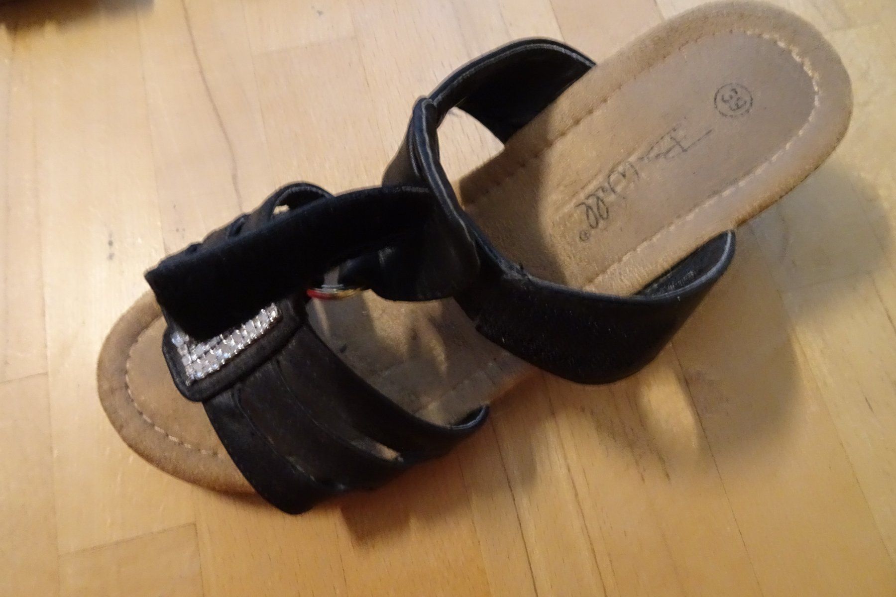 Scarpe da donna: Sommer Schuhe mit 6.5 cm Absatz Gr. 39 – Usato da Strengelbach venduto da schmetterling20 2