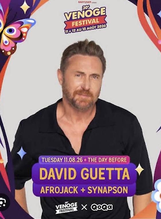 Biglietti: Venoge festival David guetta – Usato da Broc venduto da greg1992