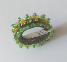 Grüner Eppie Ring Gr. 60