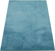 -50% ‼️ XL Super Soft Teppich BLAU  200x200 cm NEU