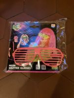 Neonbrille pink NEU