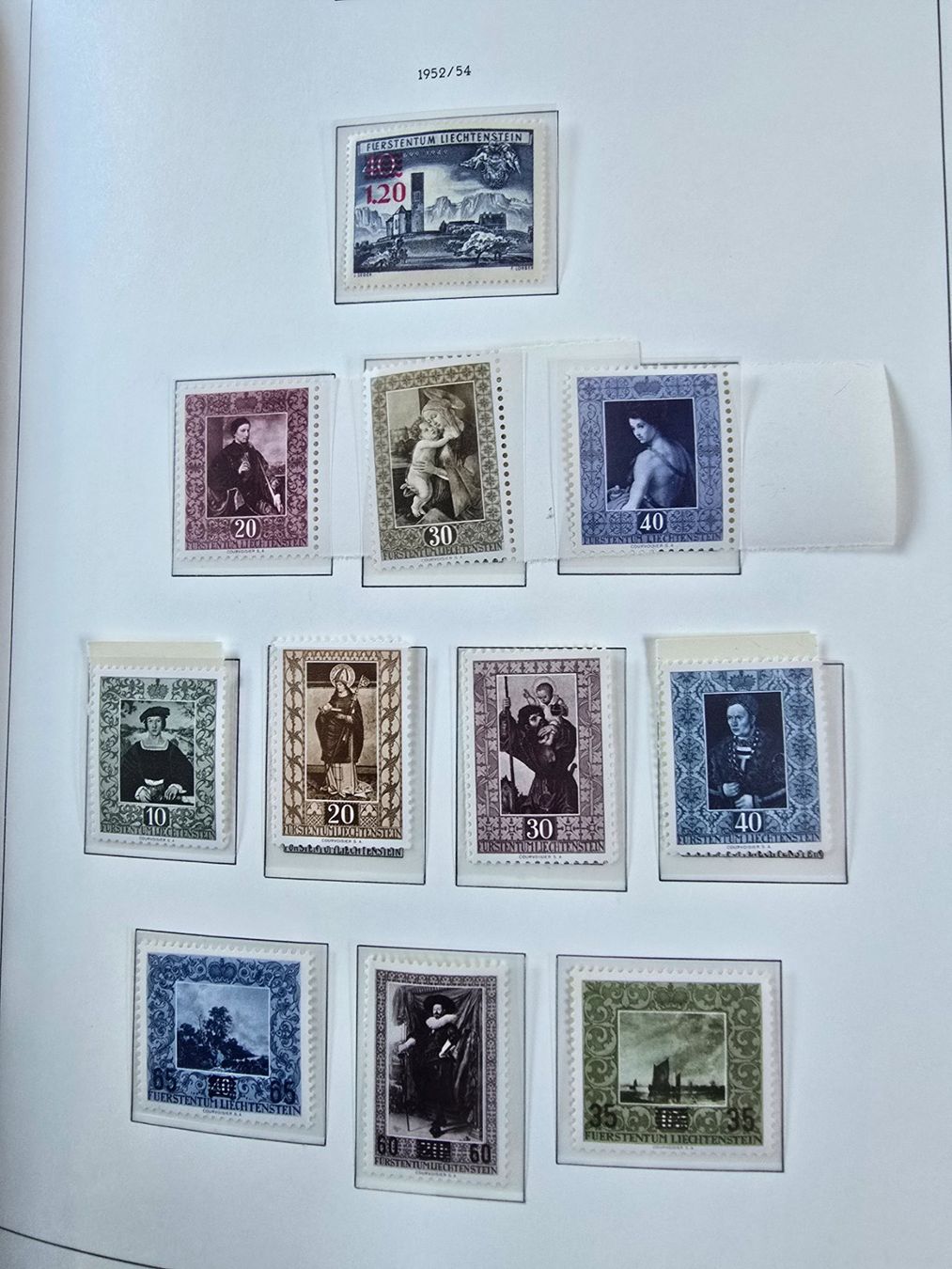 Tutti i francobolli: Fl Znr 250-252 254-258 und 270-272 postfrisch – Usato da triesenberg venduto da wisi369