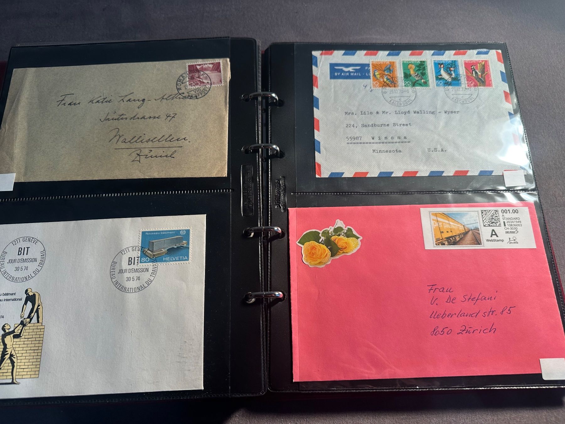 Tous les timbres: Album Schweiz Sammlung Briefe und FDC – D'occasion à Stettfurt par 2442 5