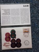 Briefumschlag 8.8.88 Heiligkreuz mit 8 Einräppler gebraucht