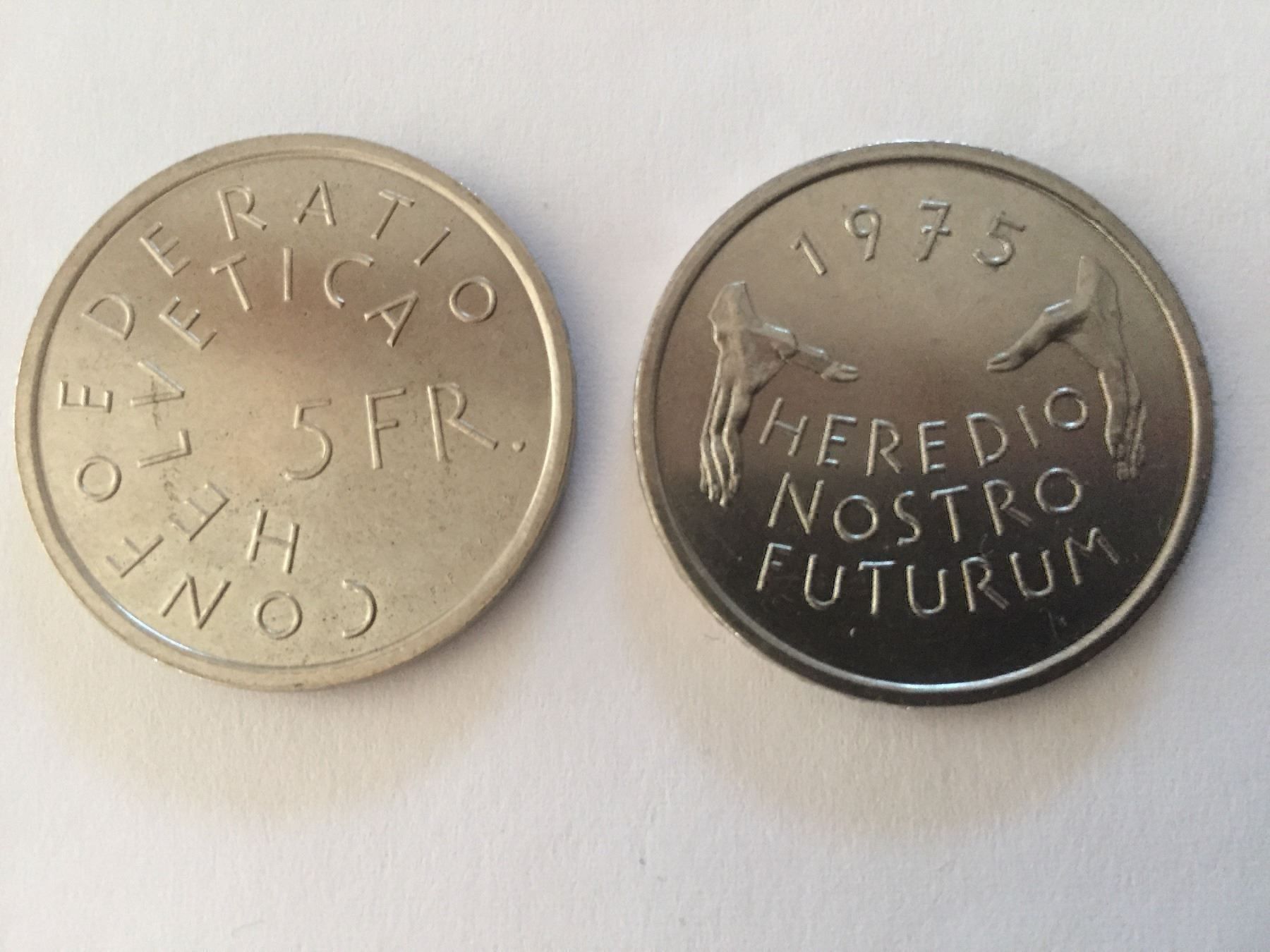 Tutti le monete: HEREDIO NOSTRO FUTURUM – Nuovo (secondo la descrizione) da Courfaivre venduto da Bernard1959