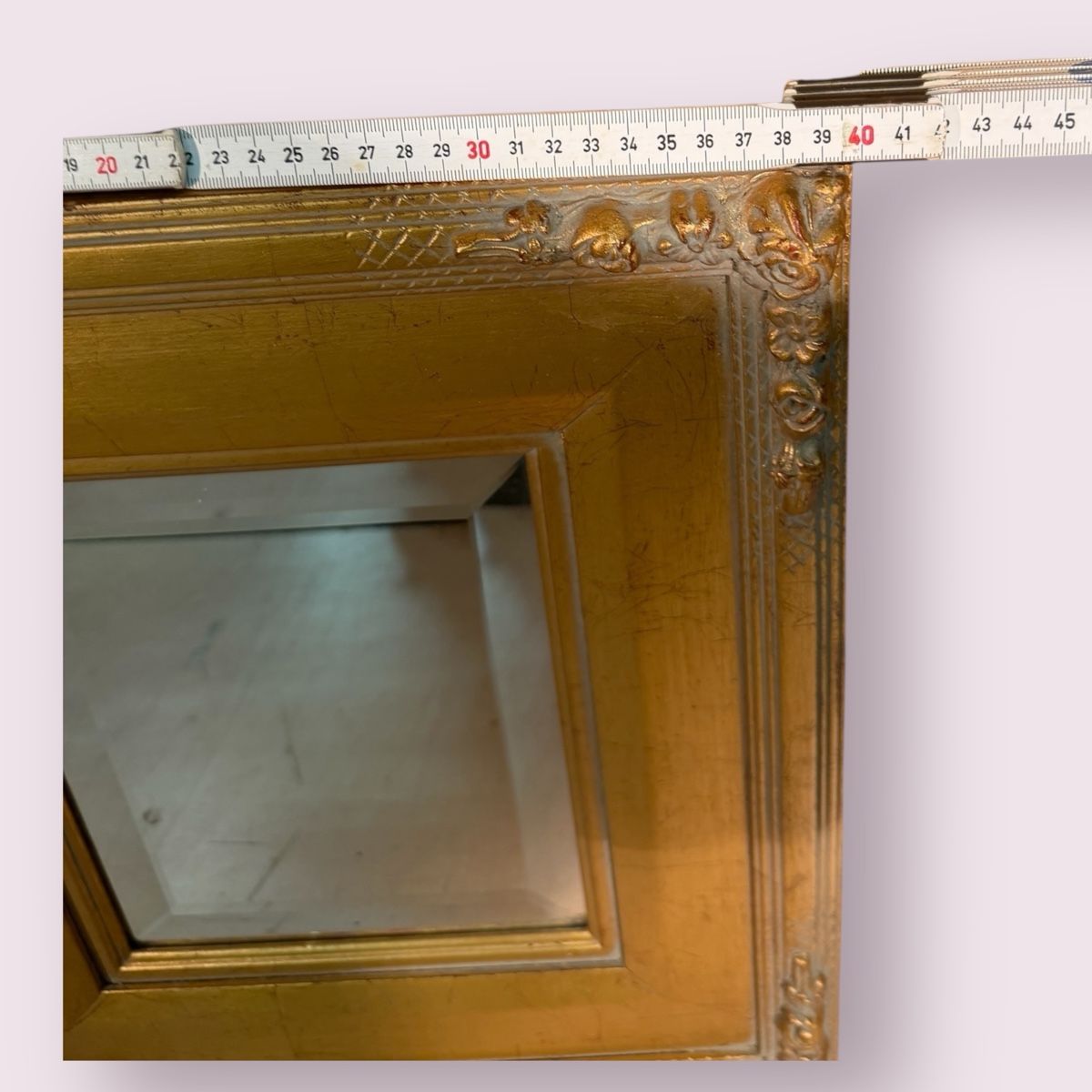 Spiegel: Vintage Gold Ornate Mirror Frame - Shabby Chic Decor – Gebraucht aus Lausanne von artnouveau04 6