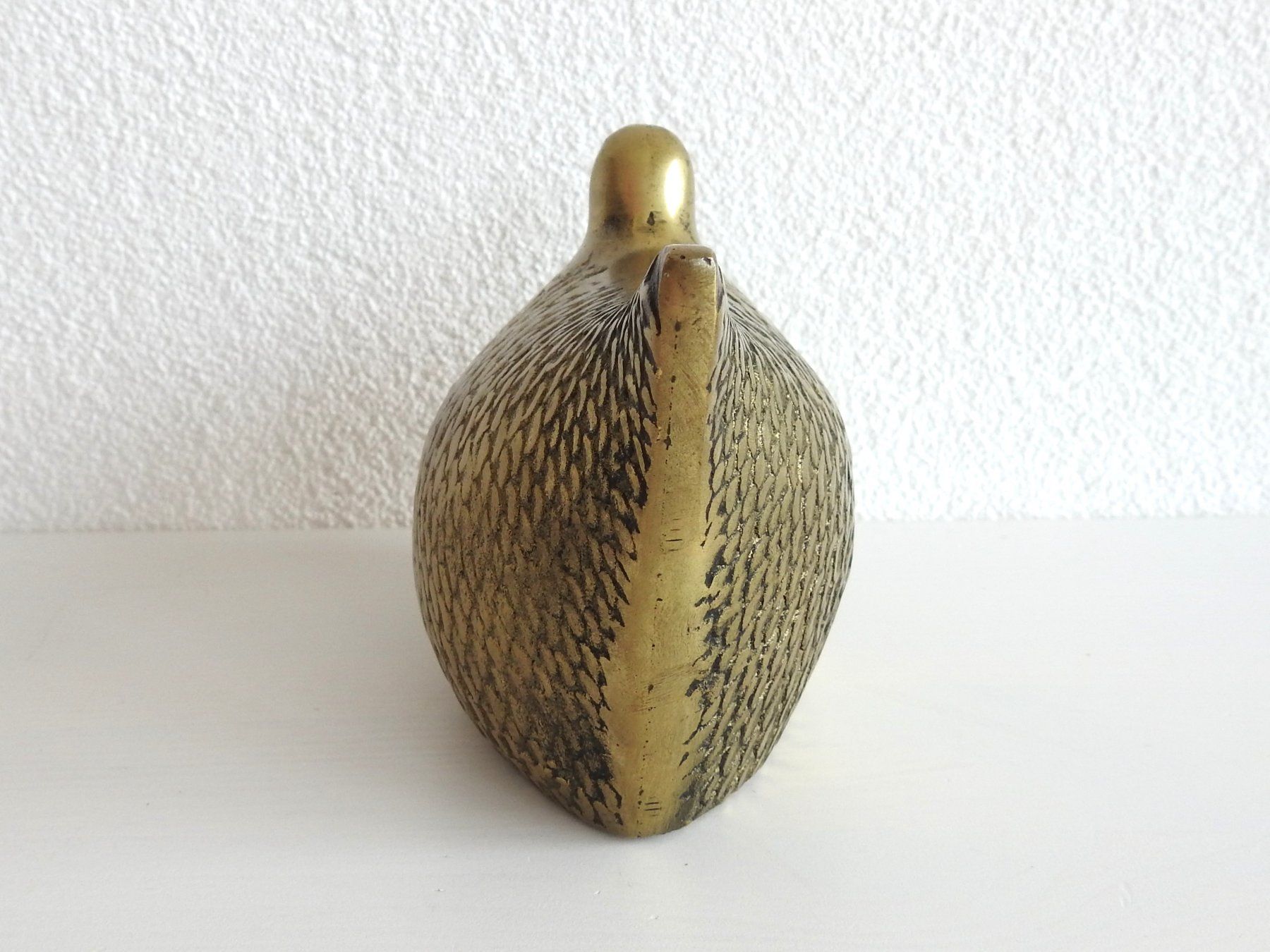 Statuette: Messingfigur sitzender Vogel, von Gallo – Usato da Büttenhardt venduto da LexyMara 6