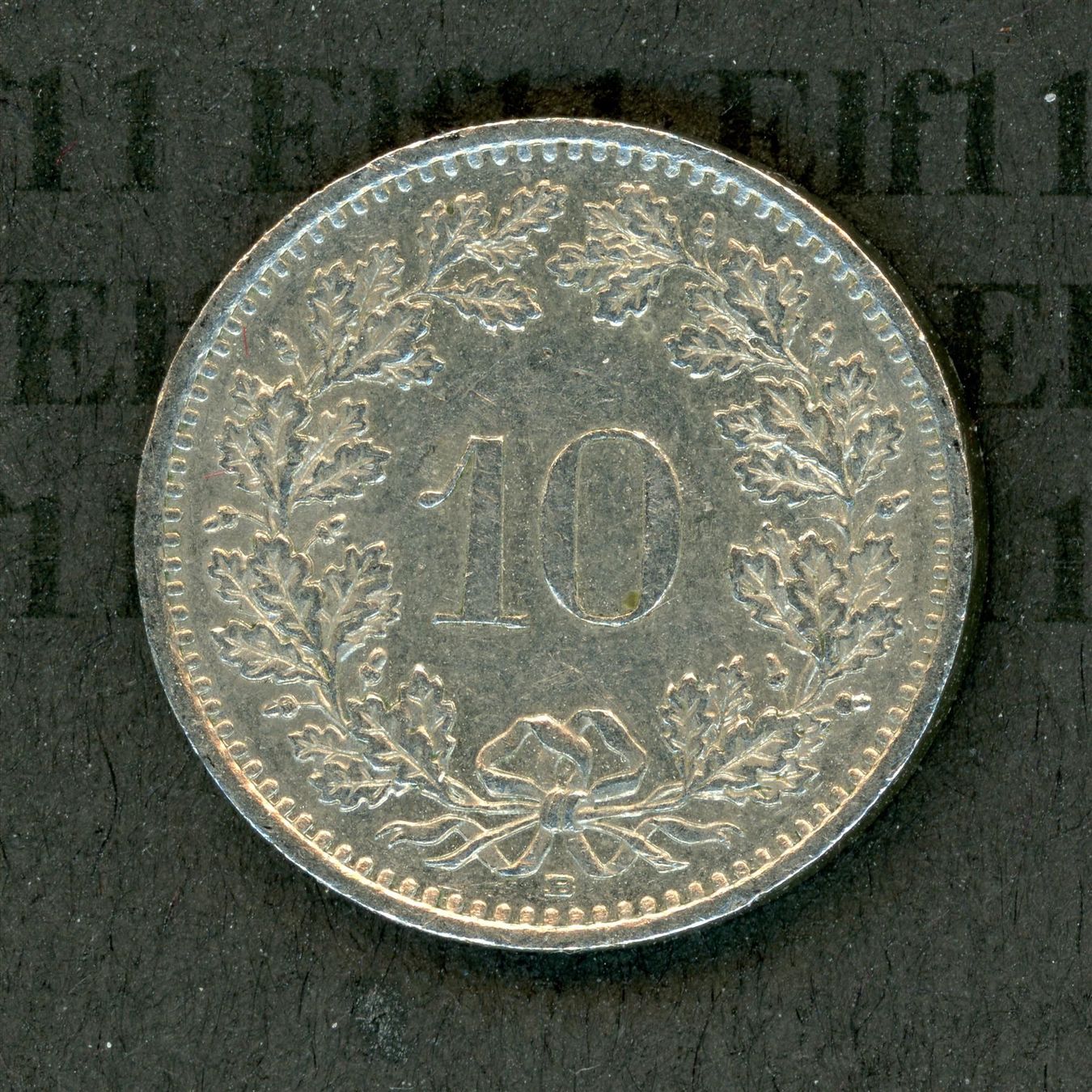 Tutti le monete: CHF___0.10 1991 -vz 10 Rappen – Usato da Widnau venduto da Elf11 1