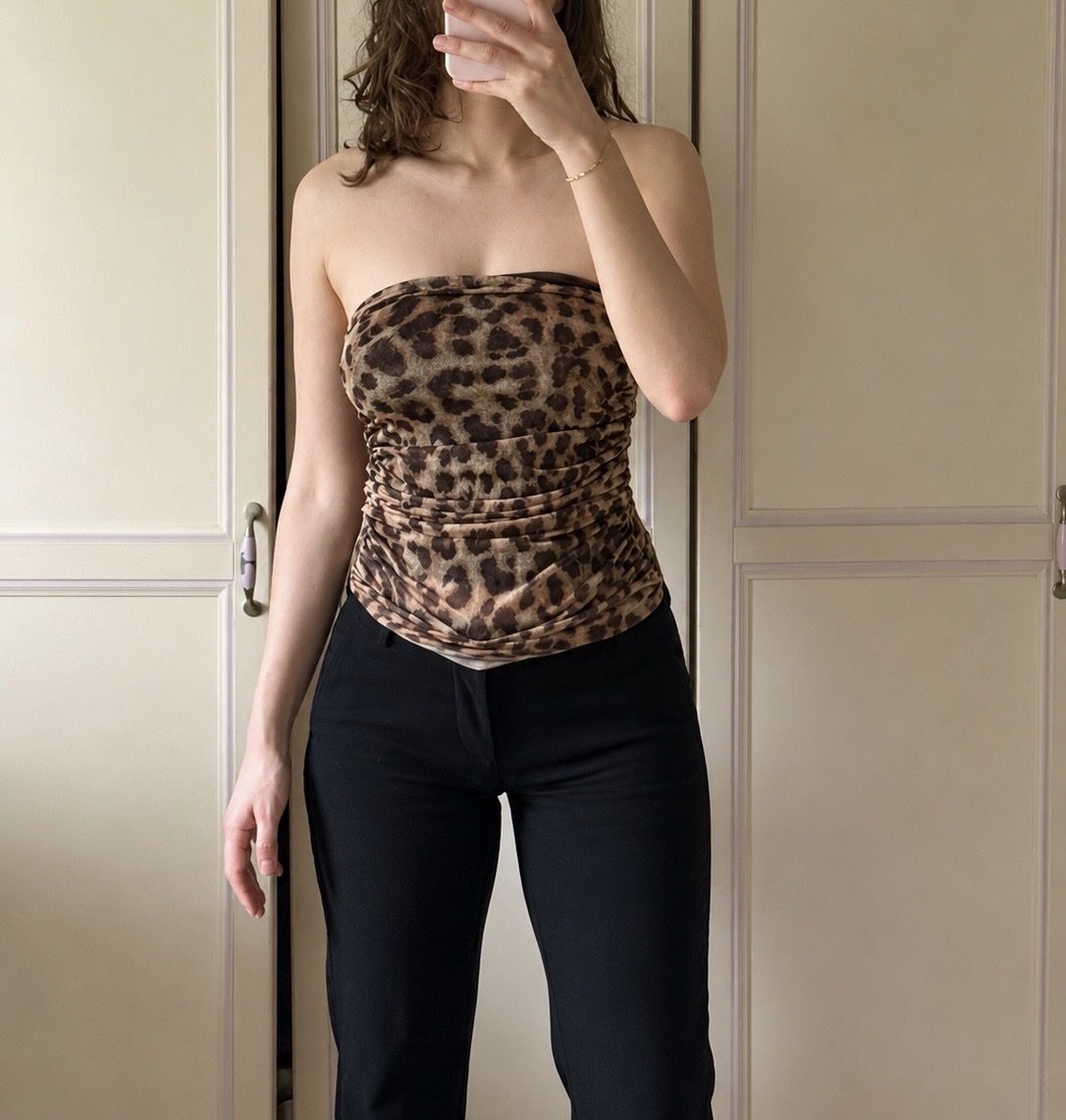 Zara Top: Leopard print tube top – Nuovo (secondo la descrizione) da Winterthur venduto da reb_z7k7 2