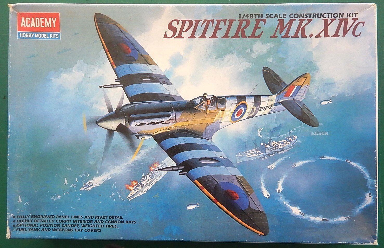 Kit di modellismo & Modellini statici: Spitfire Mk. XIVc – Nuovo e nell'imballaggio originale da Neuchâtel venduto da PAB2000
