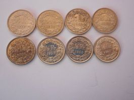 8 x 50 Rp. 1960 - 1967 silber